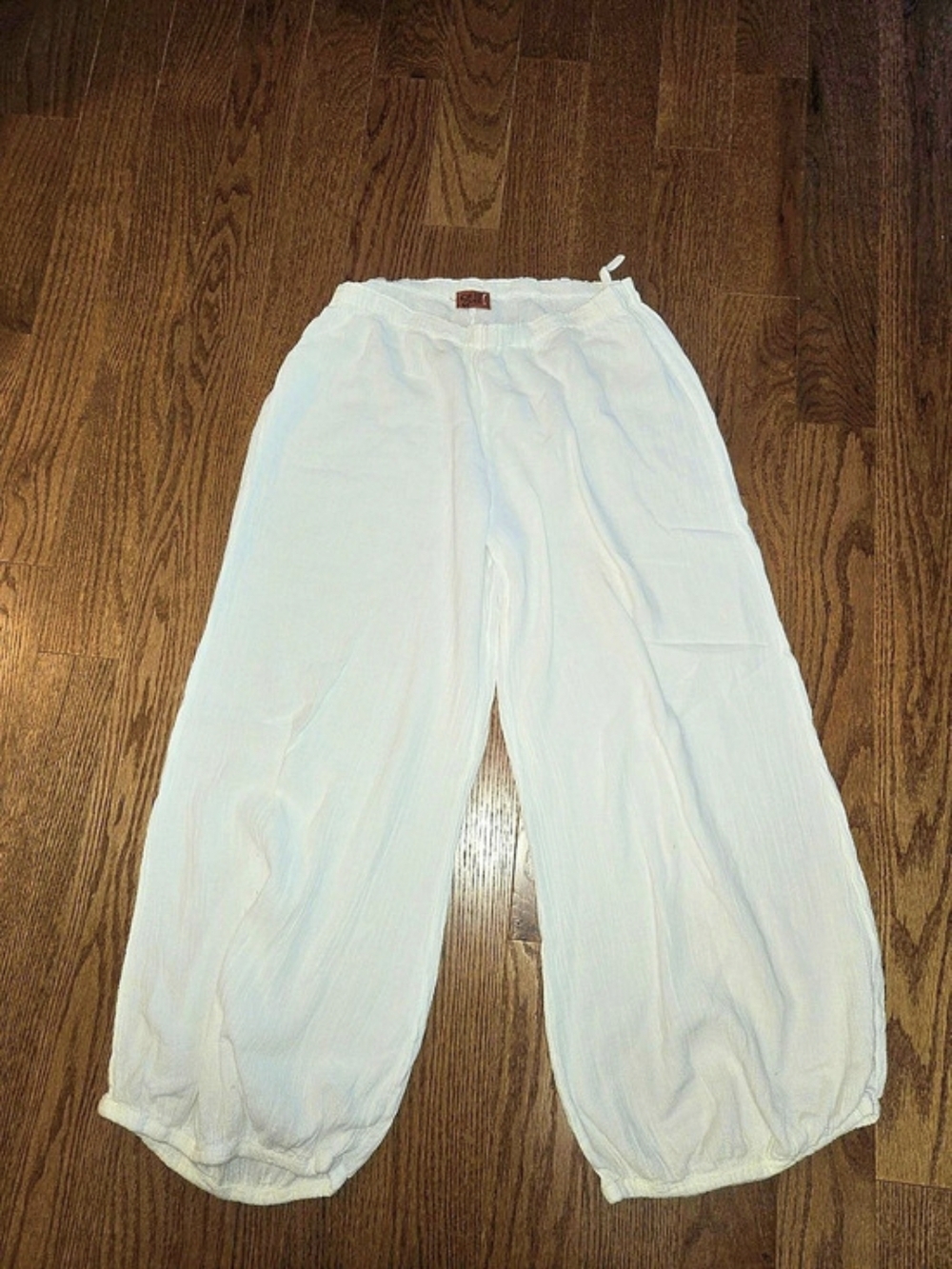 Oh My Gauze Wide Leg Pants in White Size 2